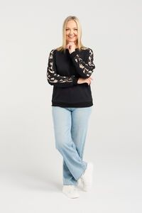 Seduce Louise Golden Grid Top