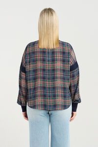 Seduce Theresa Classic Plaid Top