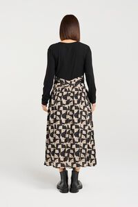 Seduce Dellah Golden Grid Dress