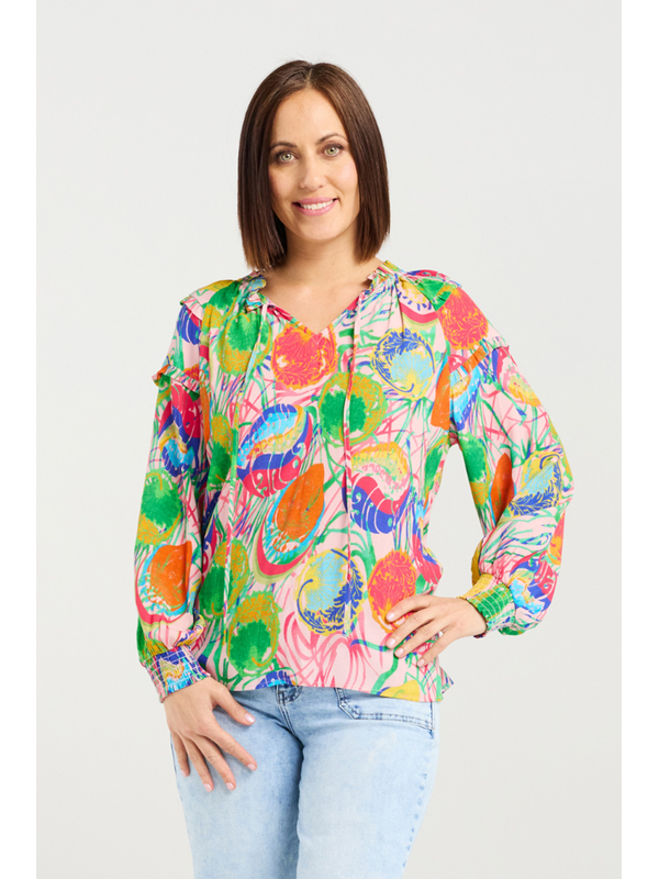 Zafina Rosalie Petal Pop Top