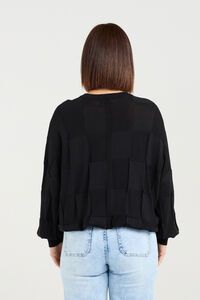 Zafina Amaris Check Knit