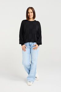 Zafina Amaris Check Knit