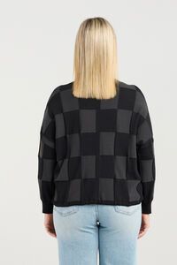 Zafina Amaris Check Knit