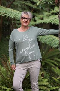 AE Luxe LET THE Knit Top