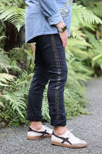 AE Luxe Side Trim Stretchy Crinkle Plain Pant