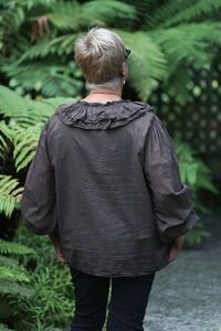 AE Luxe Ruffle V-Neck Top