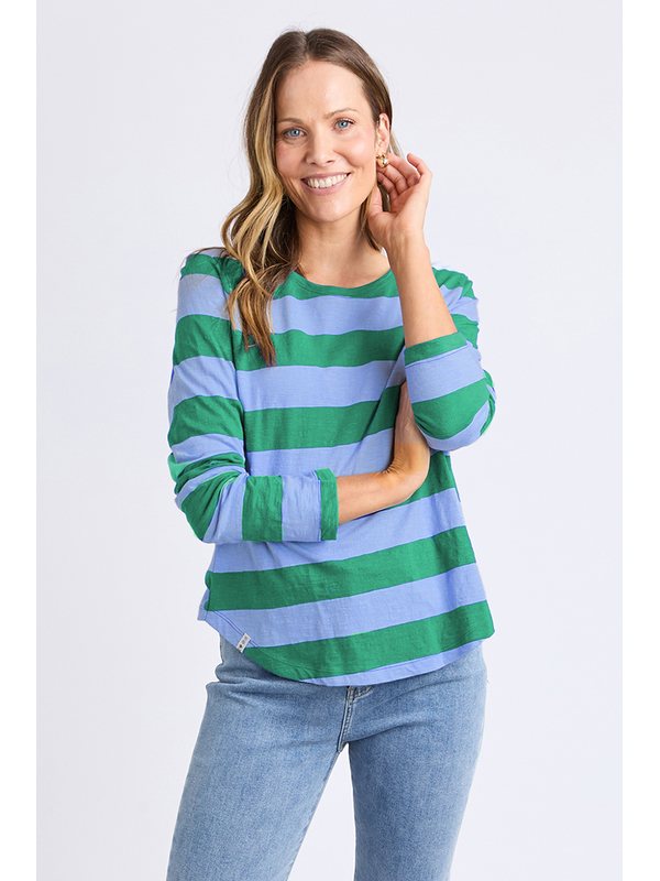 Elm Spritz Stripe Long Sleeve Tee