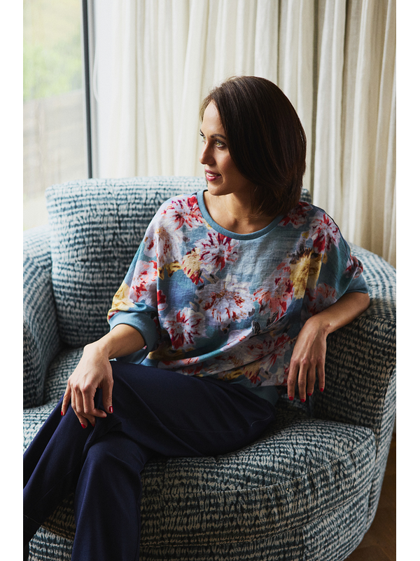 Seduce Florence Floral Haze Top