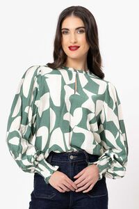Leila + Luca Long Sleeve Movement Blouse