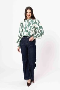 Leila + Luca Long Sleeve Movement Blouse
