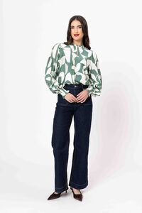Leila + Luca Long Sleeve Movement Blouse