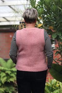 Oh Three Rib Button Front Vest
