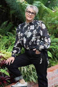 Memo Gather High Neck Top