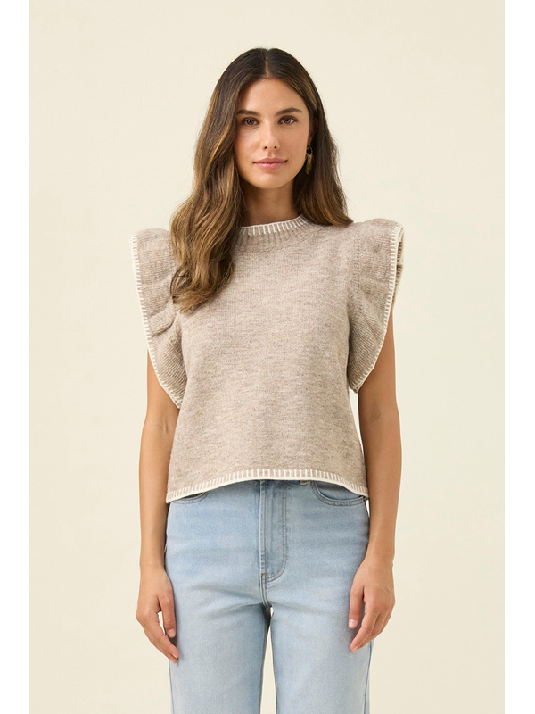 Isle Of Mine Athena Frill Knit Top