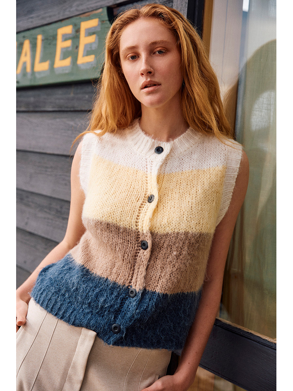 Isle Of Mine Pallas Stripe Knit Vest
