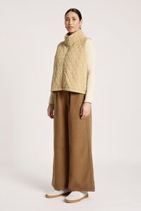 Eb & Ive Sansi Quilted Crop Vest