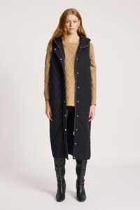 Eb & Ive Sansi Quilted Long Vest