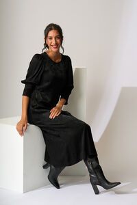 Oh Three Curved Empire Line Dress