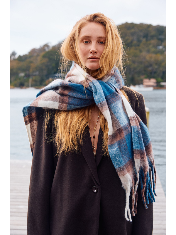 Isle Of Mine Sloane Check Scarf
