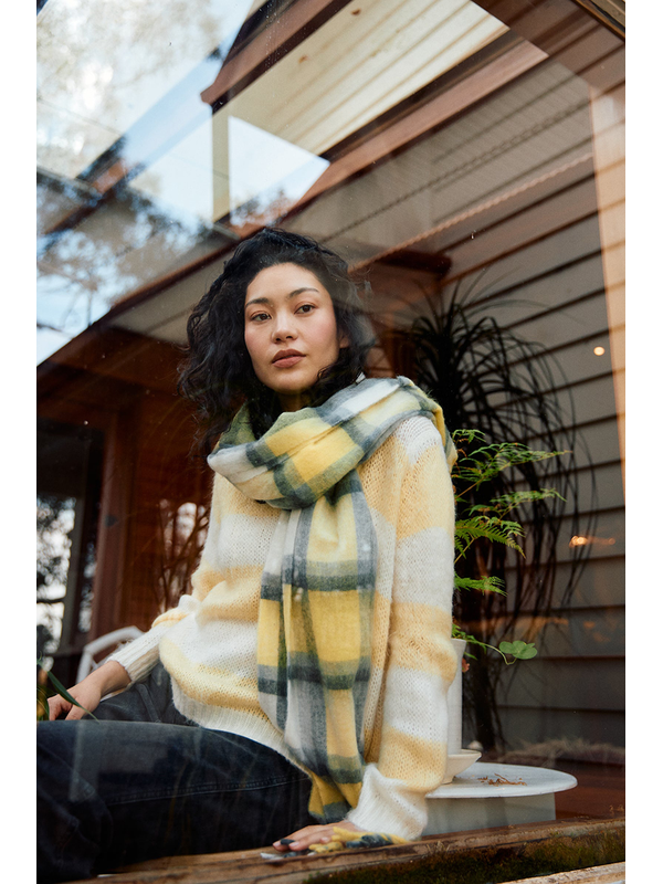 Isle Of Mine Sloane Check Scarf