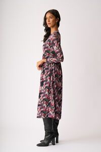 Foil Mesh Flock Yeah Dress