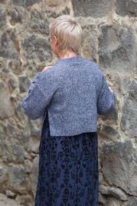 Memo Cropped Split Side Sweater