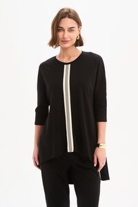 Tirelli Stripe Front 3/4 Sleeve Tee