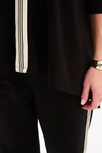 Tirelli Stripe Front 3/4 Sleeve Tee