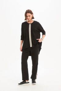 Tirelli Stripe Front 3/4 Sleeve Tee