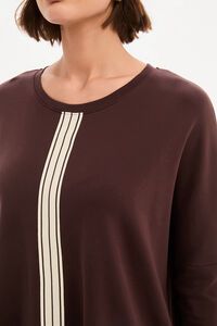 Tirelli Stripe Front 3/4 Sleeve Tee