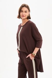 Tirelli Stripe Front 3/4 Sleeve Tee