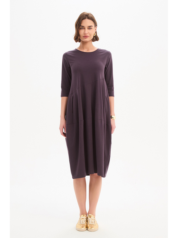 Tirelli Diagonal Seam Winter Dress