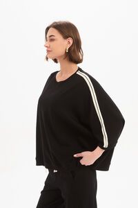 Tirelli Oversized 3/4 Stripe Sleeve Tee