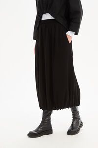 Tirelli Jersey Pin Tuck Hem Skirt