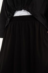 Tirelli Jersey Pin Tuck Hem Skirt