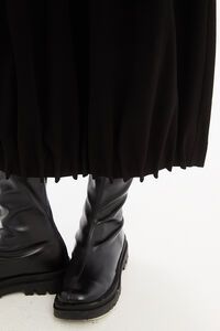 Tirelli Jersey Pin Tuck Hem Skirt