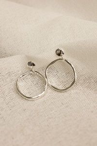 She Jewellery Sculpted Oval Earrings