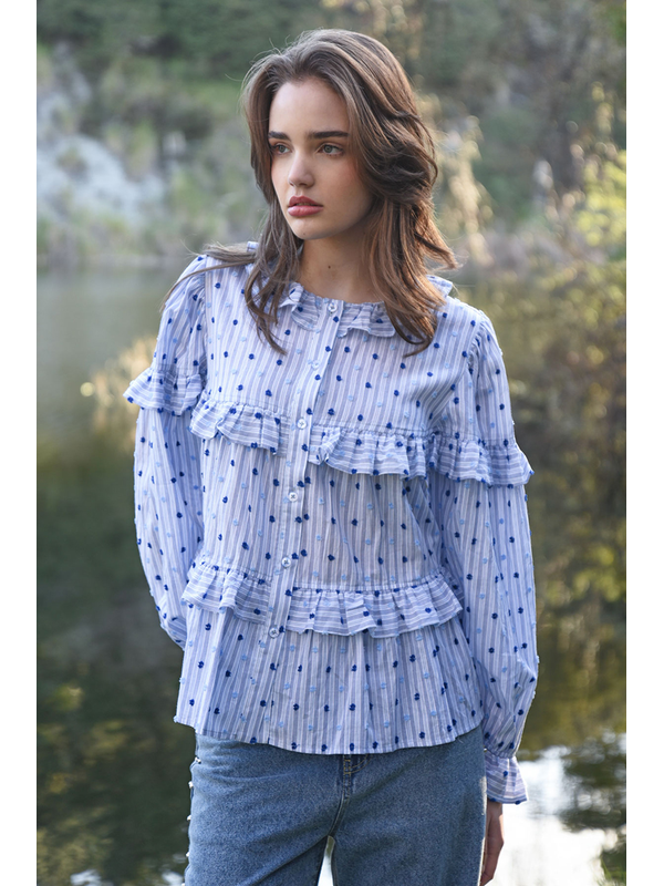 Coop Ruffle Shuffle Blouse
