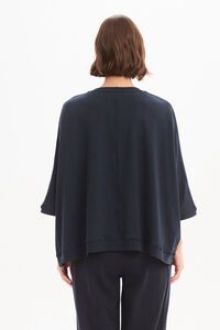 Tirelli Oversized 3/4 Stripe Sleeve Tee