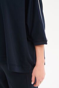 Tirelli Oversized 3/4 Stripe Sleeve Tee