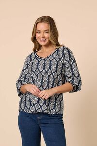Threadz Lola Print Top