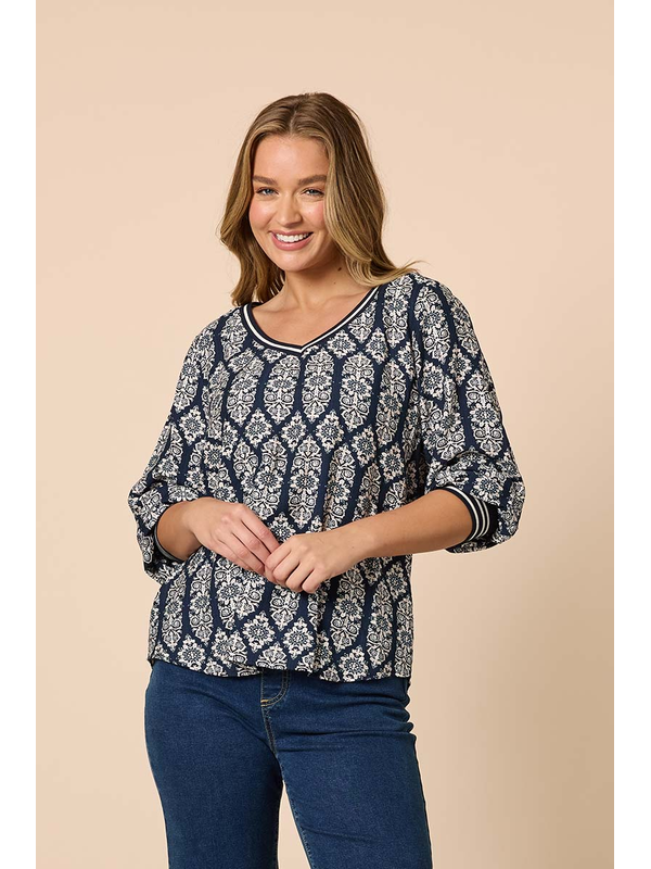 Threadz Lola Print Top