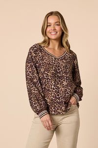 Threadz Leopard Top