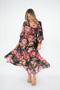 Fria The Label Rose Garden Selma Maxi Dress