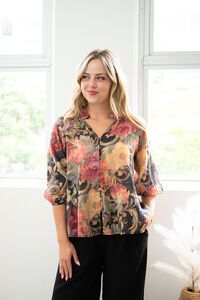 Fria The Label Baroque Rose Blouse