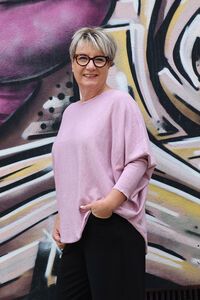 Fria The Label Curved Hem Box Jumper