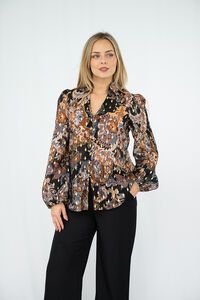 Fria The Label Batik Floral Blouse