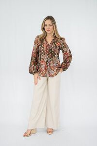 Fria The Label Batik Floral Blouse