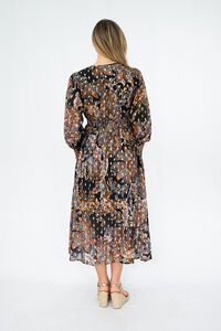 Fria The Label Batik Floral Midi Dress