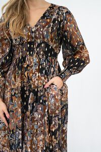 Fria The Label Batik Floral Midi Dress